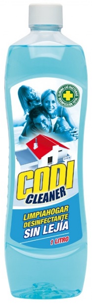 codi cleaner desinfekční přípravek, proti bakteriím