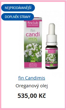 fin candimis, Silný oreganový olej - s prokazatelně silnými antioxidačními a proti plísňovými účinky.